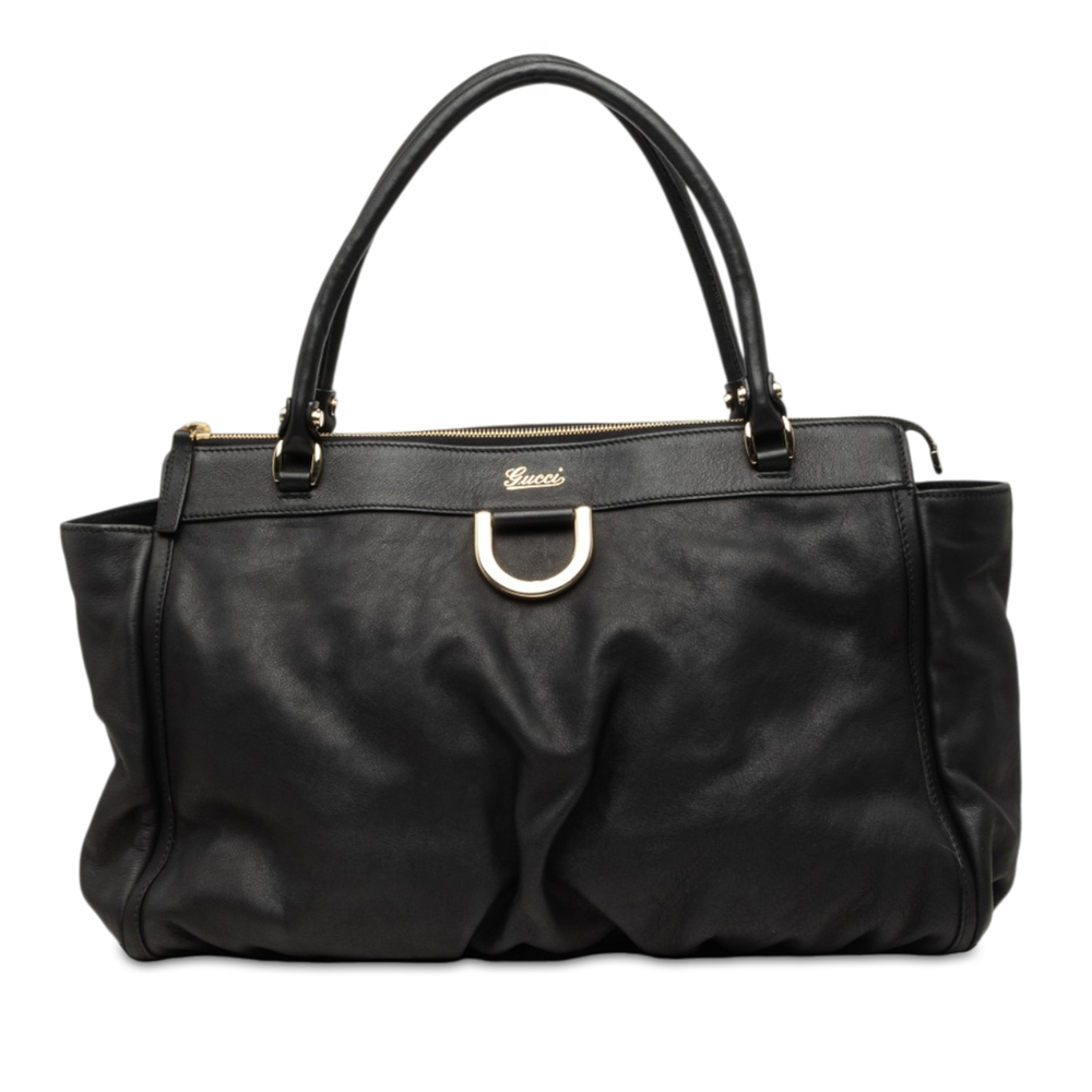 Pre-Loved Gucci Calfskin Abbey D Ring Tote